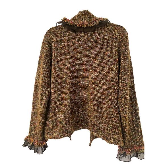 Vintage Curio cardigan sweater sz Large - Picture 2 of 4